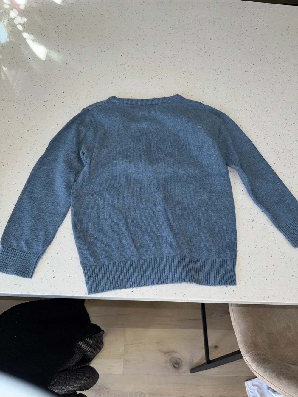The Children's Place Boys' Blue Crewneck Sweater